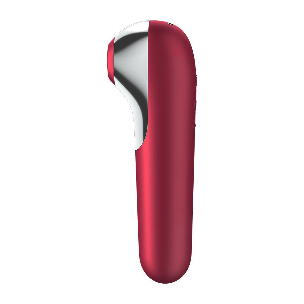 Satisfyer App Enabled Dual Love Clitoral Massager Red