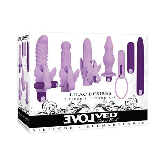 Evolved Lilac Desires Silicone Rechargeable Butterfly Kit